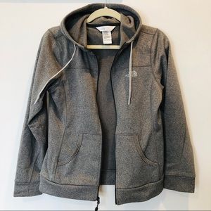Hard-working North Face gray sweatshirt